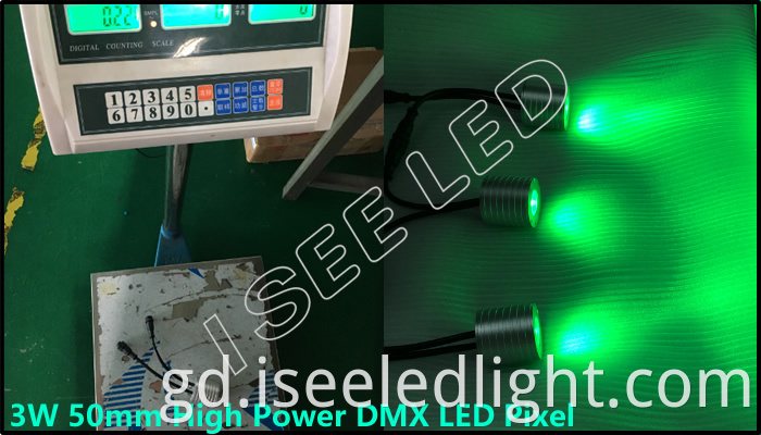 3W dmx led pixel packing net weight